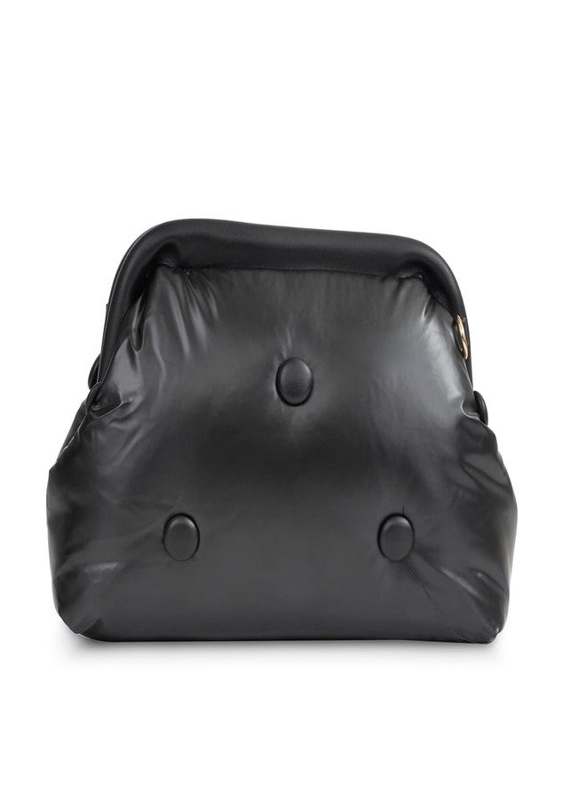 ايروبوستال حقيبة يد نسائية من الجلد الصناعي من إيروبوستال كريستينا - أسود - Image 3